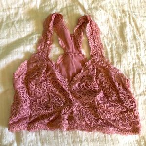 TORRID (NWOT) Lacy Bralette; Blush